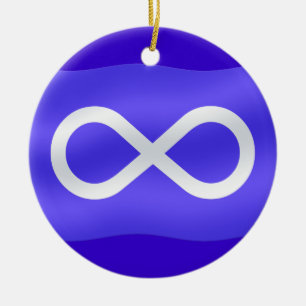Metis Flag Ornament First Nations Keepsakes