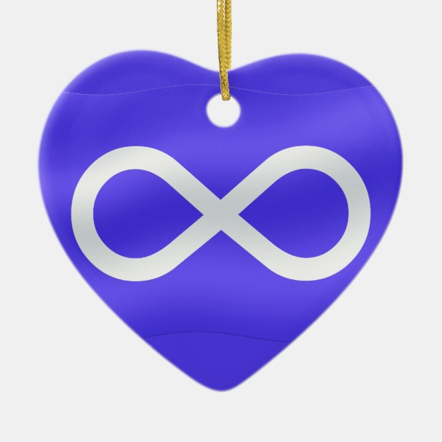 Metis Flag Ornament Personalised Metis Decoration (Front)