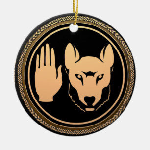 Metis Flag Ornament Personalised Tribal Decoration