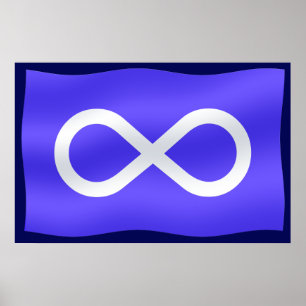 Metis Flag Poster Metis Flag Poster Prints Gifts