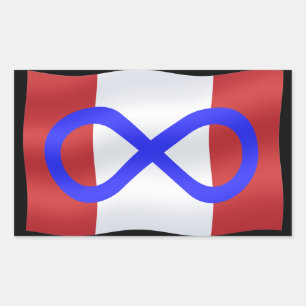 Metis Flag Stickers Canadian Metis Stickers