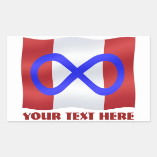 Metis Flag Stickers Personalised Metis Canada Gift