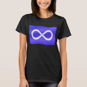 Metis Flag Womens Organic First NationT-shirt T-Shirt