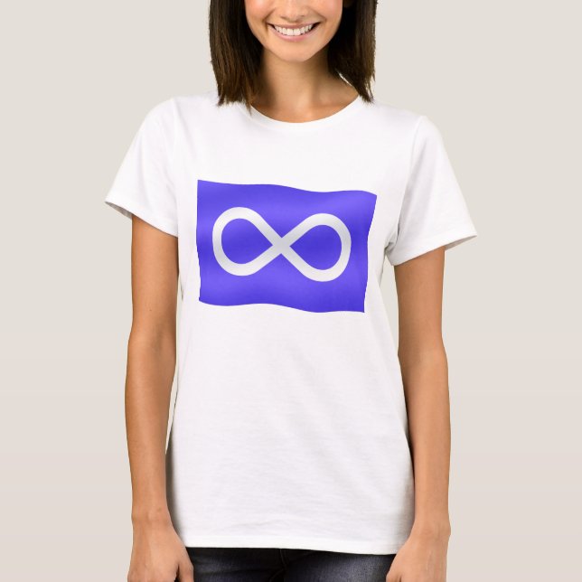 Metis Flag Women's Tee Shirt First Nation T-shirt (Front)