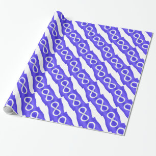 Metis  Flag Wrapping Paper First Nations Art Paper
