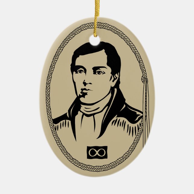 Metis Hero Ornament Personalised Metis Decoration (Front)