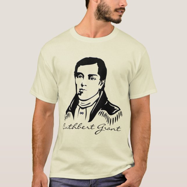 Metis Hero Shirts Cuthbert Grant Metis T-shirt (Front)