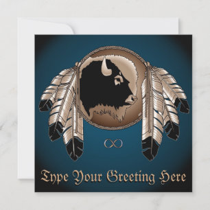 Metis Invitations Personalised Native Art Cards