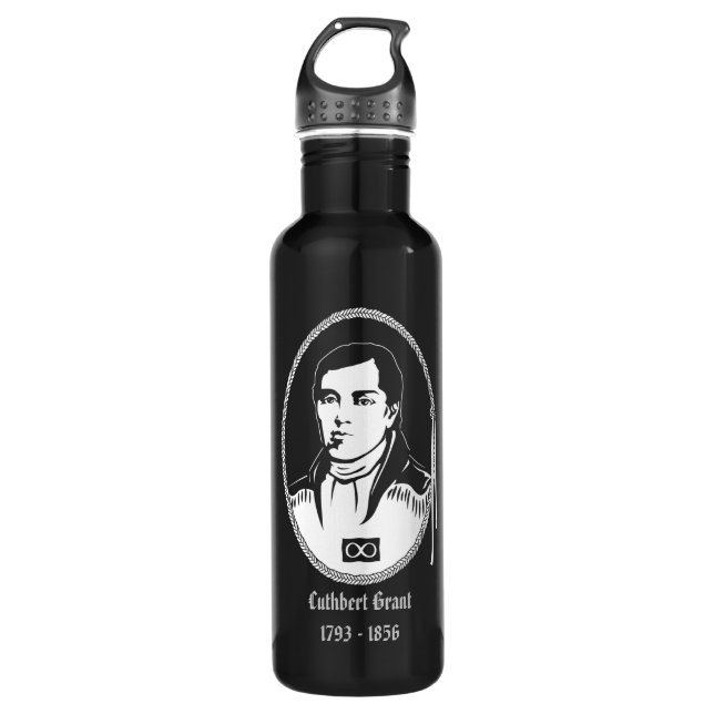 Metis Leader Canadian Metis Hero 710 Ml Water Bottle (Front)