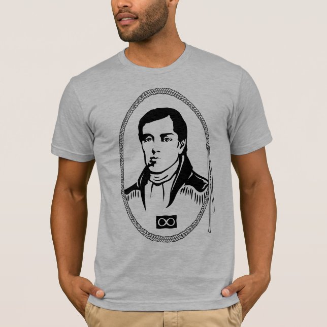 Metis Nation Jerseys Cuthbert Grant Metis T-shirt (Front)