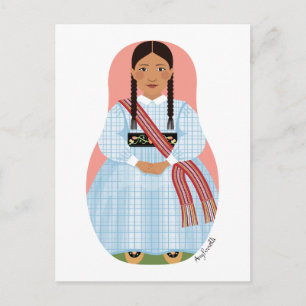 Métis Nation of Canada Matryoshka Postcard