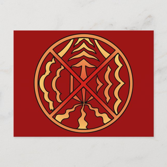 Metis Nation Postcards Spiritual Native Art Cards (Front)