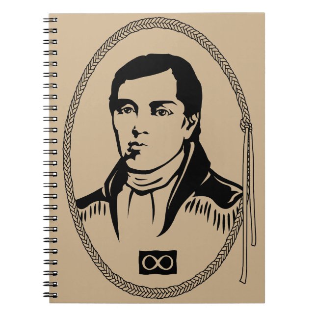 Metis Notebook Cuthbert Grant Journal Book Gifts (Front)