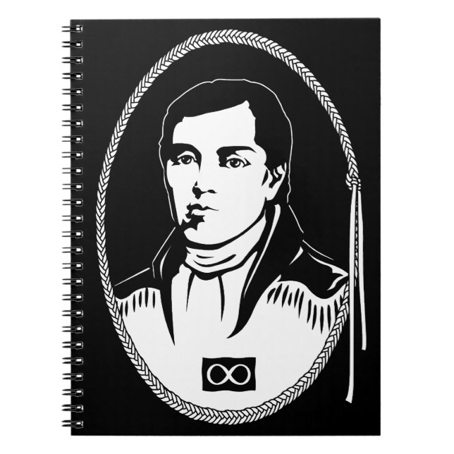 Metis Notebook Cuthbert Grant Journal Book Gifts (Front)