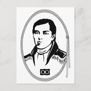 Metis Postcards First Metis Leader Postards