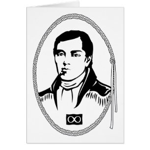 Metis Pride Cards Personalised Cuthbert Grant Card