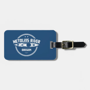Metolius River Oregon Kayaking Luggage Tag