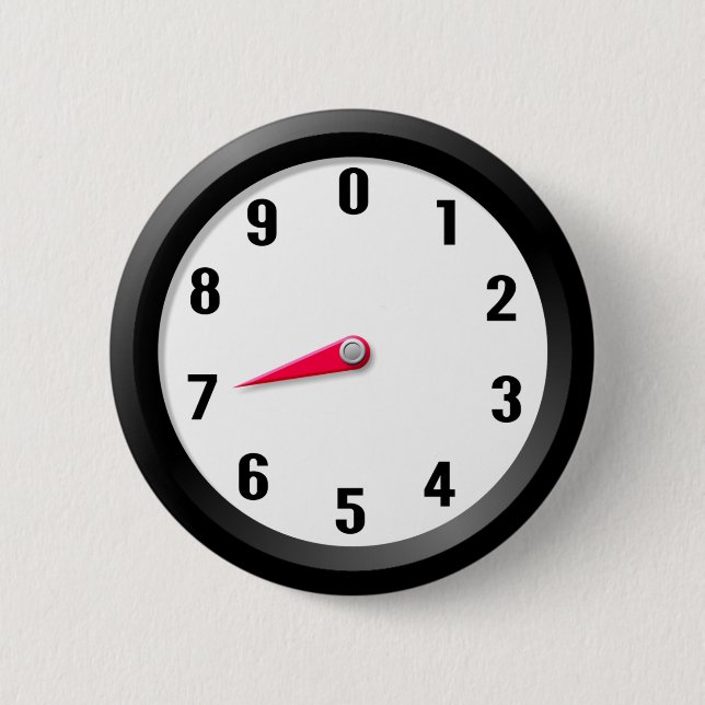 Metre 7 6 cm round badge (Front)