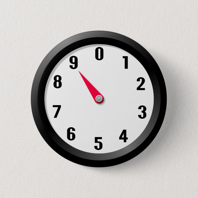 Metre 9 6 cm round badge (Front)