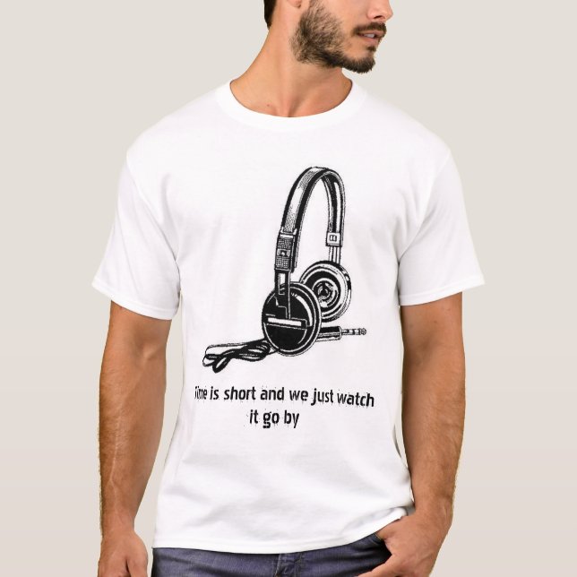 Metre Maids headphones T-Shirt (Front)