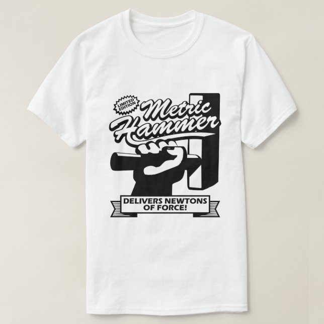 Metric Hammer T-Shirt (Design Front)