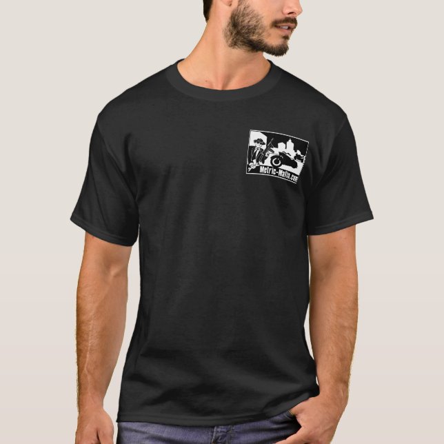 Metric Mafia - Flame Chopper T-Shirt (Front)