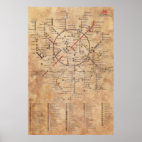 Metro 2033 Aged Map