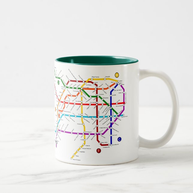 Metro buenos argentina Mug (Right)