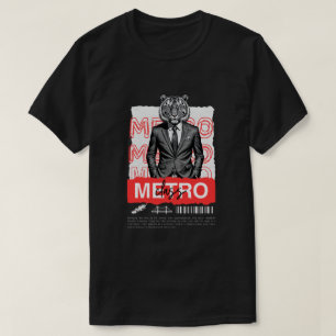 Metro Class: El Look del Tigre en Traje T-Shirt