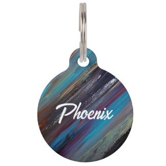 Metro Diagonal Name ID Tag - Customisable