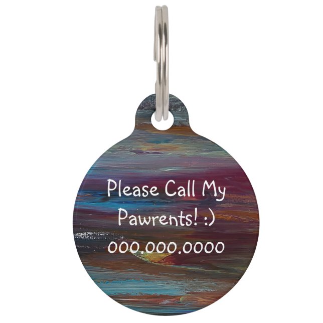 Metro II Pet ID Tag (Back)