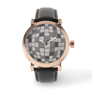 METRO leather men's watch m3galleryStudio