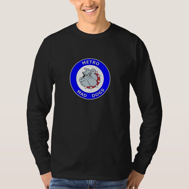 Metro Mad Dogs - LS Tee - Black (Front)