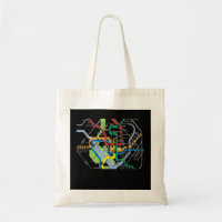 Metro Map of Washington DC Art Gift City Rail Tran