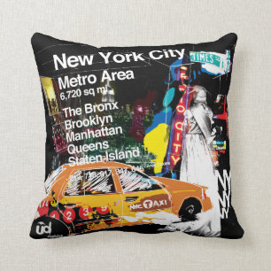 Metro New York City Cushion