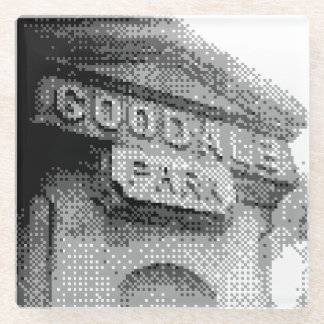 metro park glass coaster