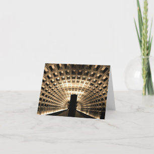 Metro Station Notecard