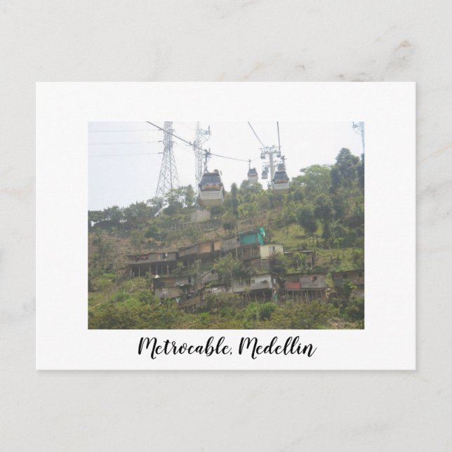 Metrocable, Medellin Postcard (Front)