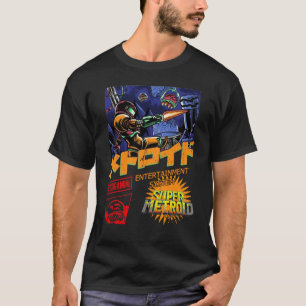 Metroid Dread Retro design graphic Samus T-Shirt