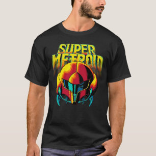 Metroid Dread Retro Samus Graphic T-Shirt
