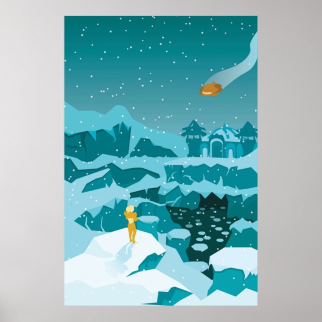 Metroid Prime Phendrana Drifts Poster (Front)