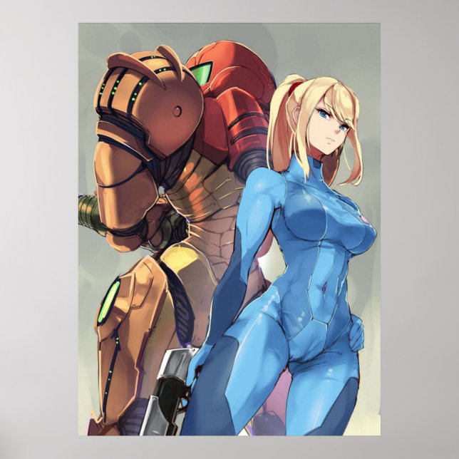 Metroid Samus Aran Poster (Front)