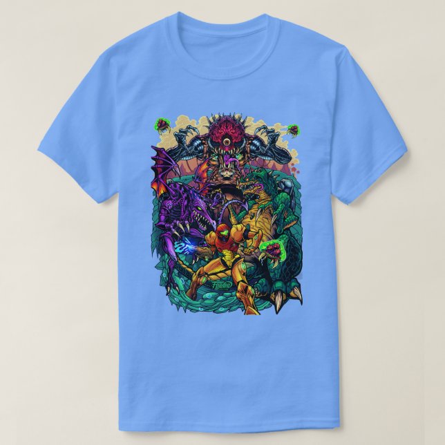 Metroid Tribute TShirt (Design Front)