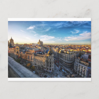 Metropoli Building, Gran Via - Madrid, Spain Holiday Postcard