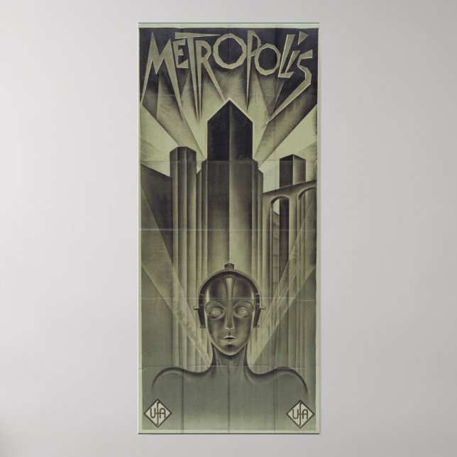 Metropolis 1927 movie poster (Front)