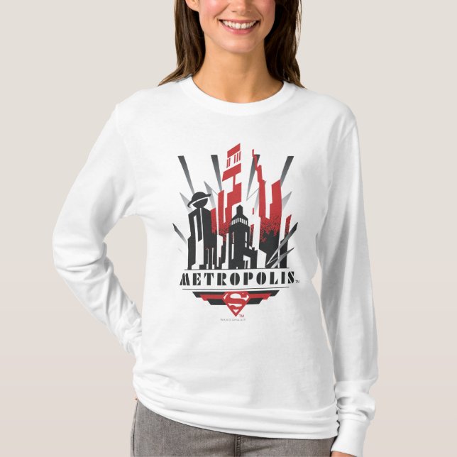 Metropolis Art Deco T-Shirt (Front)
