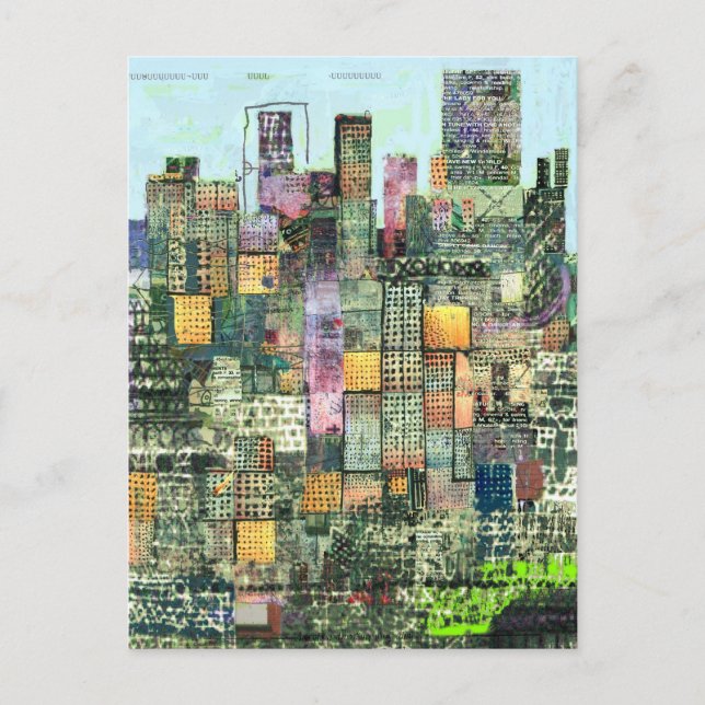 Metropolis Green Postcard (Front)