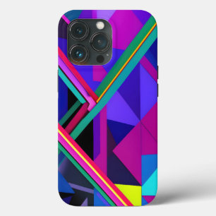"Metropolis Grid: A Digital Reflection" iPhone 13 Pro Case