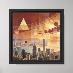 Metropolis in Transformation Canvas Print