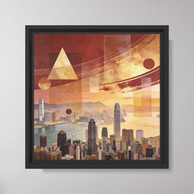 Metropolis in Transformation Canvas Print (Front)